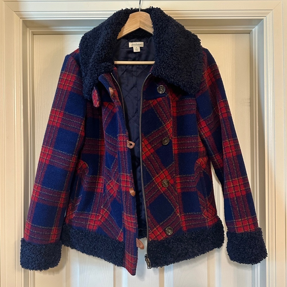 Sundance Greta plaid wool coat - Picture 3 of 10